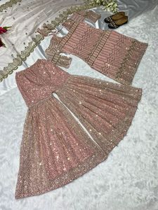 Red de estilo indio y pakistaní con bordado, traje Salwar Kameez para mujer, vestido de diseñador pesado, calidad Premium - Product Image 2