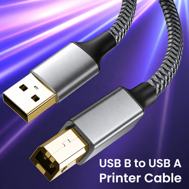USB Type B 2.0 Cable for Canon Epson HP ZJiang Label Printer DAC USB Printer 0.5m - 3m Type C Printer Scanner Cord
