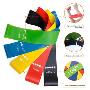 Bandes de résistance mini-boucles 100 % naturelles en TPE, personnalisables avec logo, pour la gym, le yoga, la physiothérapie, unisexe, enfants, entraînement à domicile - Product Image 3