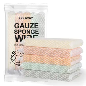 Gloway Miếng Bọt Biển Rửa Chén Bằng Lưới Mềm Đa Năng Màu Sắc Các Loại Miếng Bọt Biển Lưới Làm Sạch Nhà Bếp Cho Chảo Nồi Đĩa & Dụng Cụ - Product Image 1