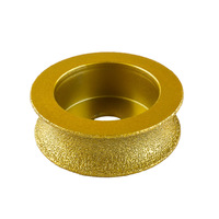 Meule diamantée en forme de coupelle, largeur 1 pouce, épaisseur 0,5 pouce, pour le polissage et le chanfreinage du marbre, du granit, des carreaux et de la pierre