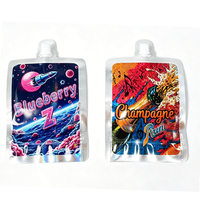 Sacs Mylar Holographiques Autoportants Résistants aux UV, Refermables pour Thé, Bonbons, Snacks, Chocolat