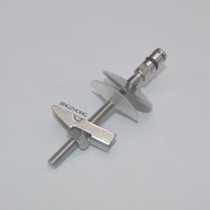 Kit de Bisagras Modernas de Liberación Rápida para Asiento de Inodoro, Herrajes de Baño de Plástico y Metal para Hoteles - Product Image 6