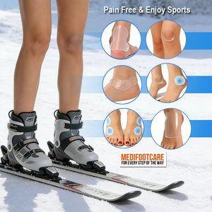 Almohadillas de Gel para <span class=keywords><strong>Tobillo</strong></span> de Hockey, Discos de Gel para Botas, Protector de <span class=keywords><strong>Tobillo</strong></span>, Accesorios para Patinaje sobre Hielo y Esquí - Product Image 6