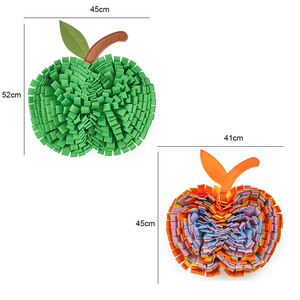 Classico giocattolo da addestramento transfrontaliero per <span class=keywords><strong>cani</strong></span> da compagnia interattivo olfattivo Apple Puzzle in gomma plastica per alleviare lo Stress - Product Image 4