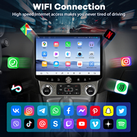 Untuk Chevrolet Camaro 2010-2015 Layar Pemutar Radio DVD 11.5 Inci Snapdragon665 Android Carplay GPS Navigasi Stereo DSP Nirkabel