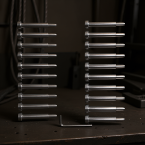 Kit de fixation en acier inoxydable T316, entraînement hexagonal de 3/16 pouces, 40 mm, poli, pour câbles en acier - Product Image 2