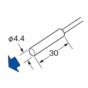 Para sensor de proximidad inductivo compacto cilíndrico Panasonic - Product Image 1