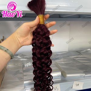 Capelli crudi cambogiani alla rinfusa per intrecciare, venditori all'ingrosso di capelli fasci vergini alla rinfusa, capelli umani di grado 15 - Product Image 2