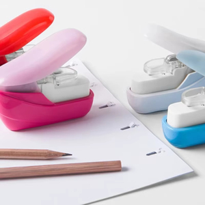 Agrafeuse sans agrafes mini en gros, agrafage facile et sans effort pour livres, fournitures de reliure de bureau, maison intelligente - Product Image 6