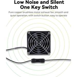 Accessoires pour imprimante 3D Creality Ventilateur de ventilation haute efficacité 4000 RPM Kit d'extraction des fumées d'échappement à faible bruit - Product Image 2