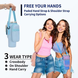 Bolsa Portabotellas para Vaso Stanley de 40/30 oz con Bolsillo para Teléfono, Portabotellas con Correa para Accesorios de Vaso Stanley - Product Image 5