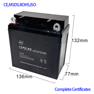 오토바이 YT9-BS 대 한 제조 업체 가격 <span class=keywords><strong>12v</strong></span> 9ah 오토바이 배터리 - Product Image 2