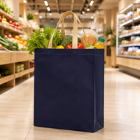 Nouveauté Sac à main en tissu non tissé laminé avec logo personnalisé Réutilisable pour les courses, les chaussures, l'emballage