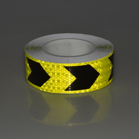 Ruban de sécurité réfléchissant en PVC à haute visibilité, 2 pouces, imperméable, autocollant de signalisation extérieur, haute intensité prismatique, CE-MARK