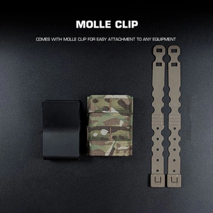 กระเป๋าใส่แม็กกาซีนแบบคลิป FAST MOLLE ขนาดกลาง 5.56 อุปกรณ์เสริมสำหรับการล่าสัตว์ พร้อมช่องใส่แม็กกาซีนเดี่ยวที่สะดวกสบาย - Product Image 2