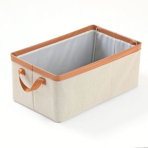Panier de rangement en tissu pliable de haute qualité, bacs de rangement pour jouets d'enfants, organisateur pour étagères - Product Image 2