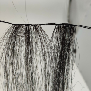2025 nouvelles inventer la deuxième génération H6 plume trame Extension de cheveux 100 humain brut vierge qualité utilisation plus rapide Invisible trame cheveux - Product Image 1