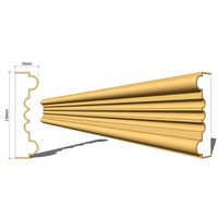 Moulures de fenêtre en polystyrène expansé (EPS) sur mesure pour l'extérieur, corniches décoratives pour villas et bâtiments