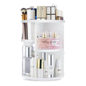 Organizador de maquillaje giratorio 360 al por mayor para mostradores, estantes de tocador, organizadores de baño y almacenamiento - Product Image 1