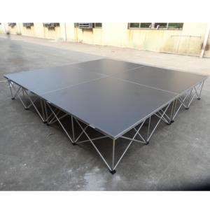 Plataforma Modular de Escenario Ligera de Aleación de Aluminio de 4x4 pies con Fácil Montaje para Conciertos Pequeños-RK-Plataforma Portátil RAK-SQ4I - Product Image 5