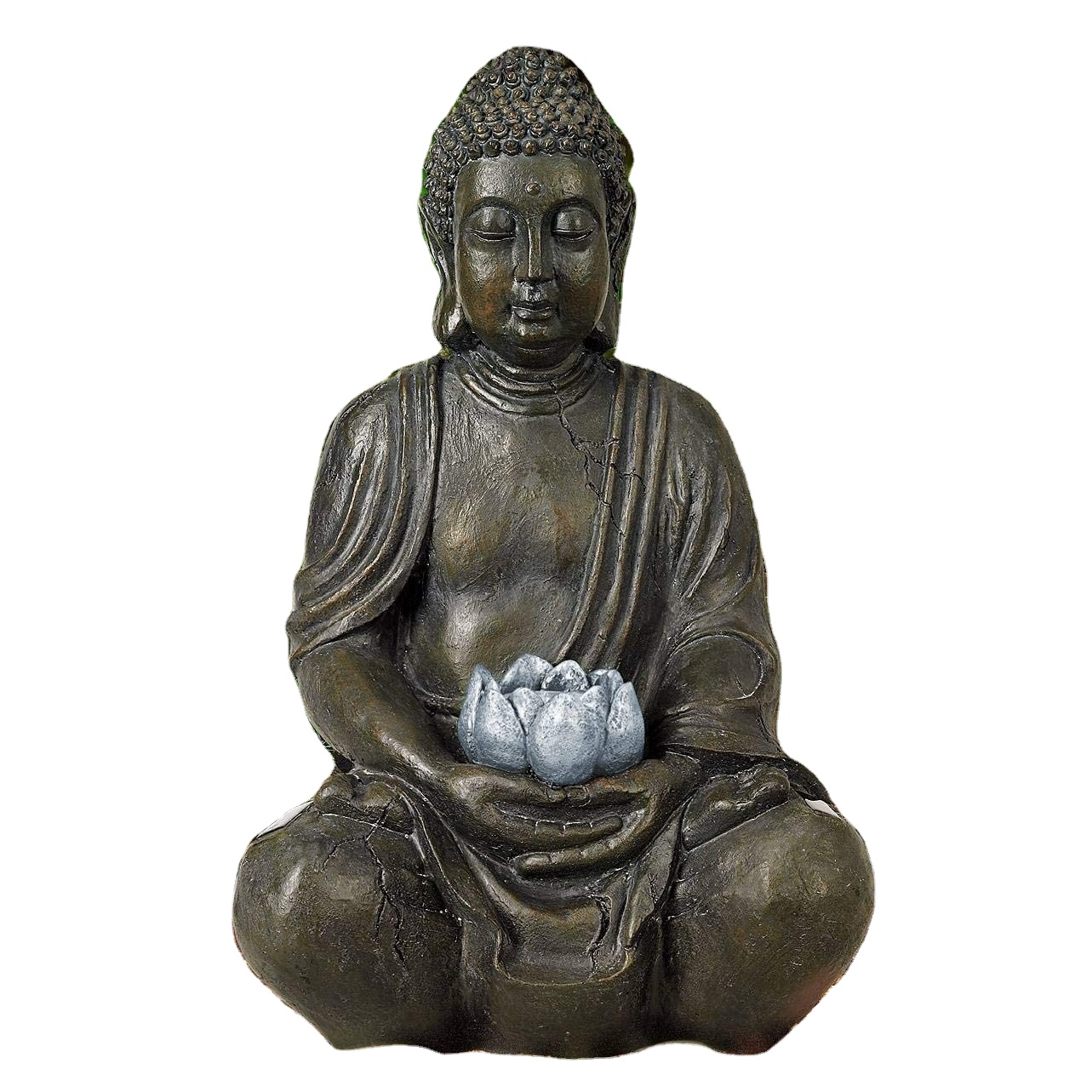 Статуя Будды светодиодная уличная полимерная Будда домашний декор