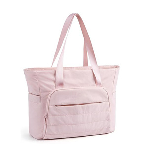 Mode féminine quotidienne grand <span class=keywords><strong>sac</strong></span> fourre-tout <span class=keywords><strong>de</strong></span> <span class=keywords><strong>sport</strong></span> fermeture à glissière <span class=keywords><strong>sac</strong></span> à provisions Portable avec doublure en Polyester en Nylon - Product Image 1