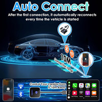 Adaptateur USB CarPlay 2-en-1 Dongle filaire à sans fil Plug & Play Feature Installation facile pour Carplay sans fil
