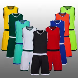 Nouvel uniforme de basket-ball réversible d'été, maillots de sport pour hommes et femmes, entraînement de compétition, séchage rapide, vêtements de football pour enfants
