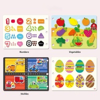 My Preschool Children's Farm Quiet Book Toddlers Toys Montessori 1-3 Busy Book for Kids Educational