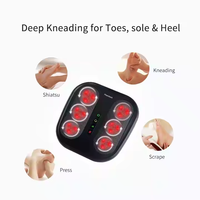 Masseur de pieds Phennitech Shiatsu avec machine électrique chauffante pour pieds et mollets avec pétrissage roulant
