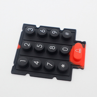 Chine Usine Personnalisée Bouton En Caoutchouc De Silicone Sérigraphie Radium Sculpture Clé En Silicone Clavier Étanche