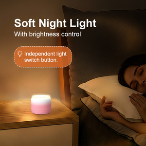 Mesin Suara Putih Mini Terbaru 2026 dengan Lampu Malam 22 Suara Lembut Mesin Tidur Portabel untuk Bayi dan Dewasa - Product Image 4