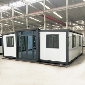 Conteneur extensible moderne blanc personnalisé de 20 pieds, maison de luxe à 2 chambres, caravane, petite maison modulaire préfabriquée, maison préfabriquée - Product Image 3