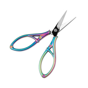 Luban Embroidery Scissors Stainless Steel Straight Head Home Use Titanium Gold Gunmetal Pearl Black Copper Pearl Gray - Product Image 3
