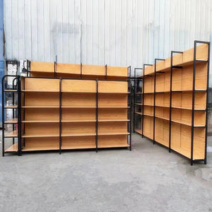 단면/양면 슈퍼마켓 선반 현대 철 편의점 선반 식료품 점 금속 슈퍼마켓 스태킹 디스플레이 랙 - Product Image 3