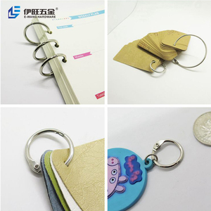 Book Ring Metal Book Ring YIWANG Iron Book Ring Silver Loose Leaf Book Binder Ring For Index Cards Flash Cards