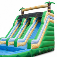 Toboggan aquatique gonflable commercial en promotion avec piscine – Vente en gros de toboggans aquatiques gonflables