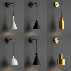 Lámpara de Pared Minimalista con Pantalla de Metal en Forma de Cono, E27 LED 2700K, Luz Blanca Cálida, Iluminación para Sala de Estar, CRI 90, 50000 Horas de Duración - Product Image 4