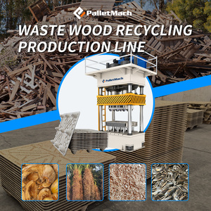 Nouvelle machine à fabriquer des palettes en coco avec moteur et PLC, machine à palettes en sciure de bois à pressage à chaud pour usine de fabrication - Product Image 2