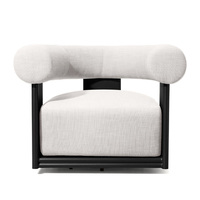 Nouvelle Arrivée Mobilier Hôtelier Canapé de Jardin Individuel Chaises Longues Pivotantes en Aluminium pour Villa Appartement Complexe Hôtelier