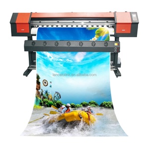 Eco solvente impressora e cortador eco solvente impressora 1.3m alta qualidade eco solvente jato de tinta impressora para dx5/xp - Product Image 1
