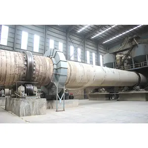 China Cement Klinker Calcineren Kolen Gas Gedroogde Brandhout Draaioven