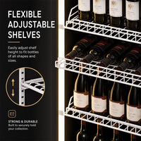 Réfrigérateur Commercial pour Bières et Boissons – Vitrine Réfrigérée Verticale en Verre pour Boissons
