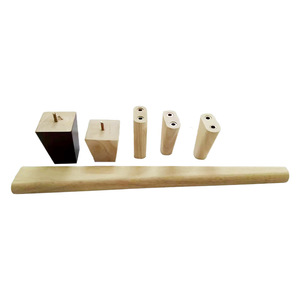 OEM Solid <b>Oak</b> Wood CNC Machining Service for Custom Dining Table Legs and Furniture <b>Frame</b> Components Factory Price - Product Image 3