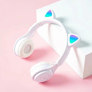 Nouveau casque Y08M avec oreilles de chat, sans fil, bandeau, éclairage RVB, dynamique, USB filaire, casque de jeu BT 5.0, circum-auriculaire, étanche - Product Image 6