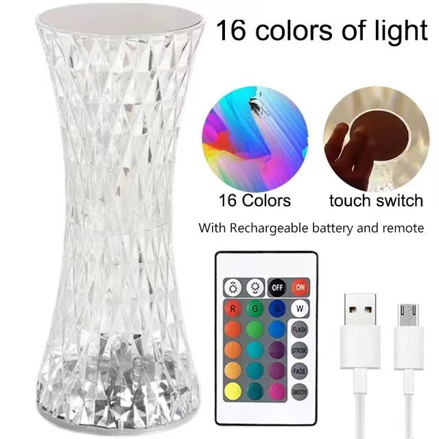 Lumière 16 couleurs avec batterie rechargeable + télécommande