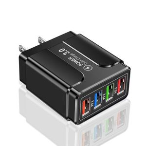 Chargeur de téléphone portable lumineux 5V3.1A à 4 ports, chargeur rapide de voyage pour iPhone et Android, compatible avec les montres intelligentes - Product Image 4