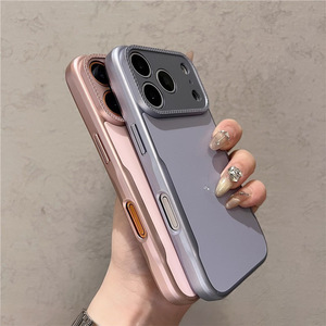 Nuova Elegante Custodia per Telefono in Pelle di Lusso con Design Effetto Pelle, Sottile e Compatibile con 17 Pro Max, Logo Personalizzato, Protezione Totale Opaca - Product Image 2