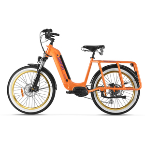 Vélo Électrique Urbain de Haute Qualité à Moteur Central, 26 Pouces, Batterie au Lithium, Cadre en Aluminium, Assistance au Pédalage - Product Image 6